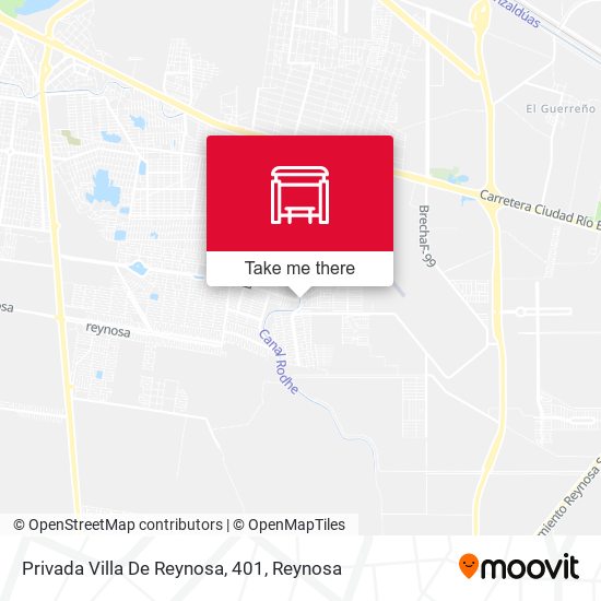 Mapa de Privada Villa De Reynosa, 401