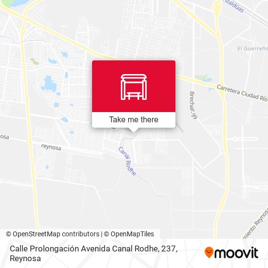 Calle Prolongación Avenida Canal Rodhe, 237 map
