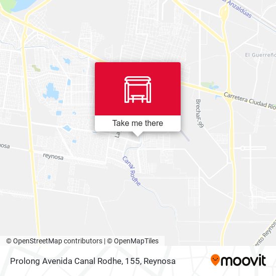 Prolong Avenida Canal Rodhe, 155 map