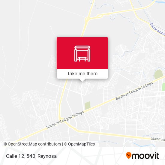 Mapa de Calle 12, 540