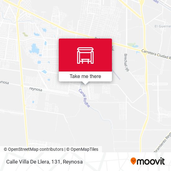 Calle Villa De Llera, 131 map