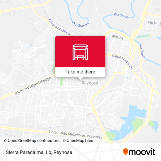 Sierra Paracaima, Lb map