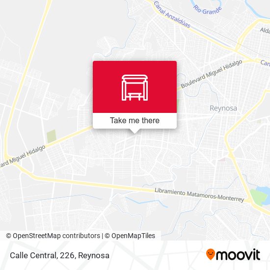 Mapa de Calle Central, 226