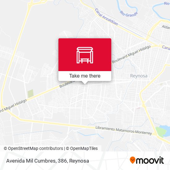 Avenida Mil Cumbres, 386 map