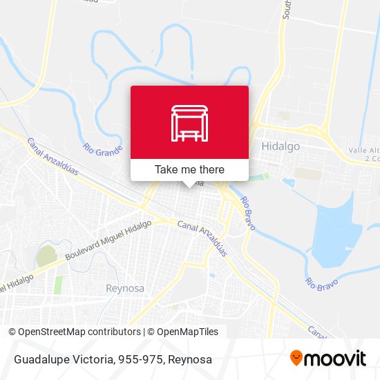 Guadalupe Victoria, 955-975 map