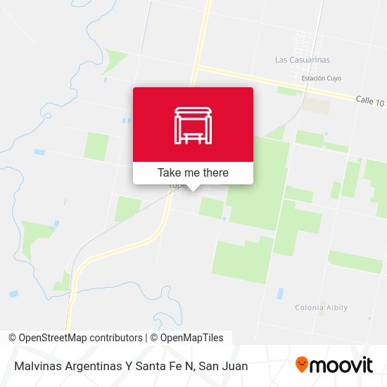 Mapa de Malvinas Argentinas Y Santa Fe N