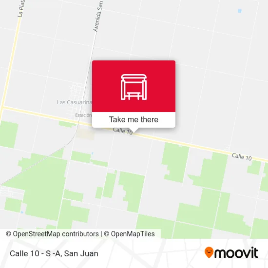 Mapa de Calle 10 - S -A