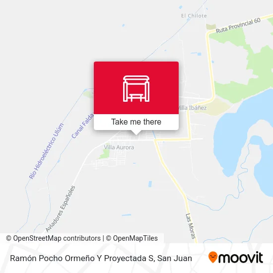 Mapa de Ramón Pocho Ormeño Y Proyectada S