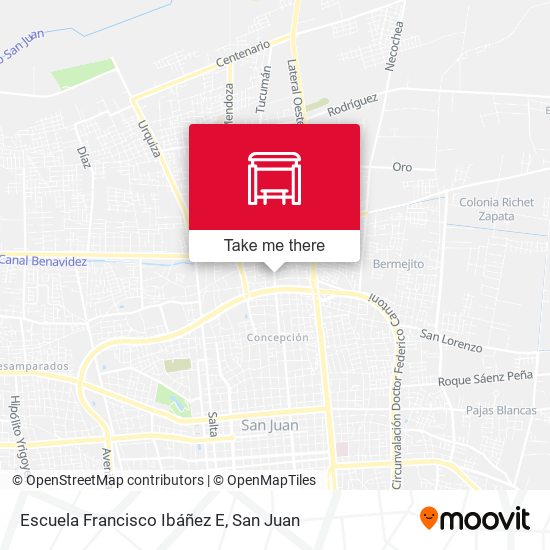 Mapa de Escuela Francisco Ibáñez E