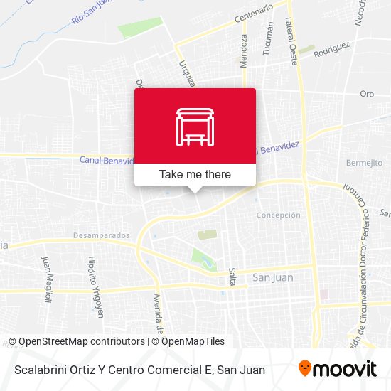 Mapa de Scalabrini Ortiz Y Centro Comercial E