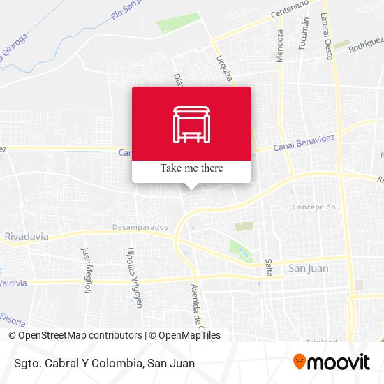 Mapa de Sgto. Cabral Y Colombia