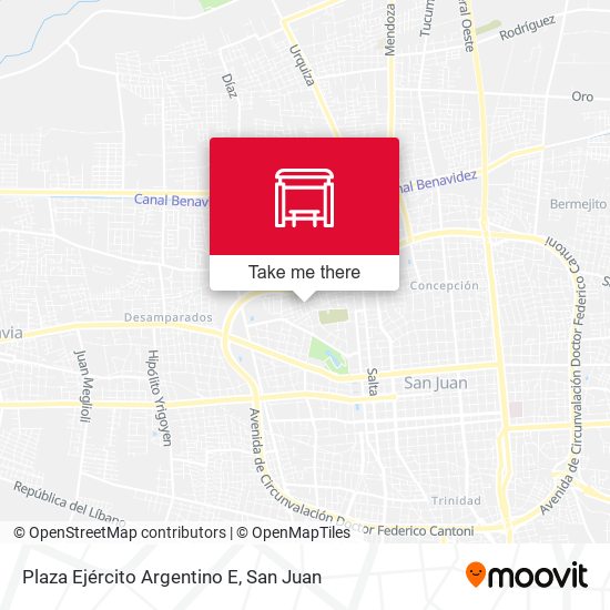 Plaza Ejército Argentino E map
