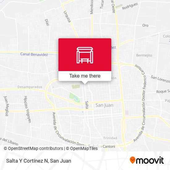 Salta Y Cortínez N map