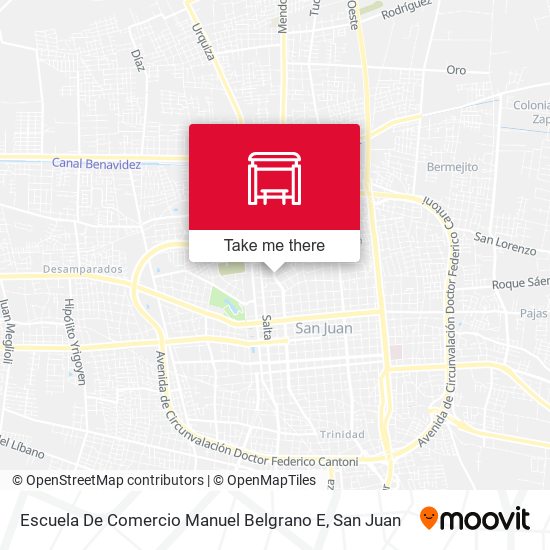 Escuela De Comercio Manuel Belgrano E map