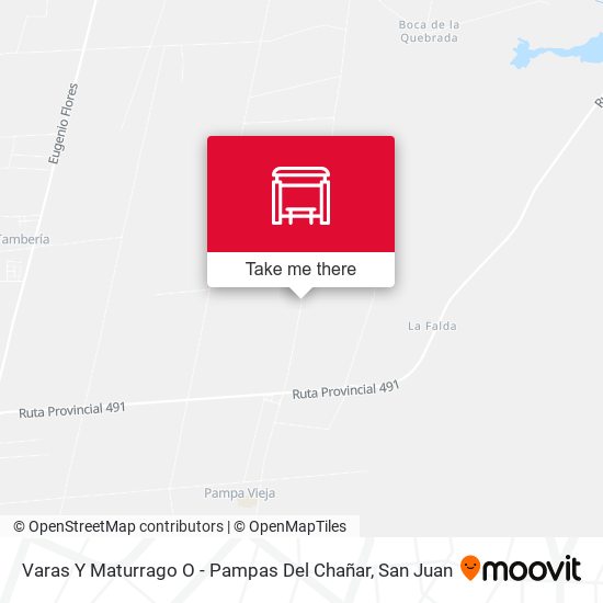 Varas Y Maturrago O - Pampas Del Chañar map