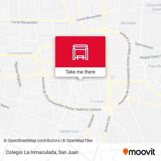 Mapa de Colegio La Inmaculada