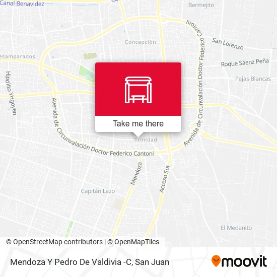 Mapa de Mendoza Y Pedro De Valdivia -C