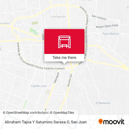 Abraham Tapia Y Saturnino Sarasa O map