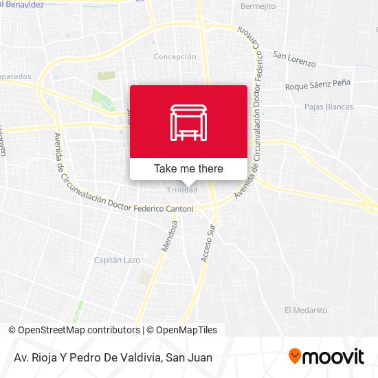 Av. Rioja Y Pedro De Valdivia map