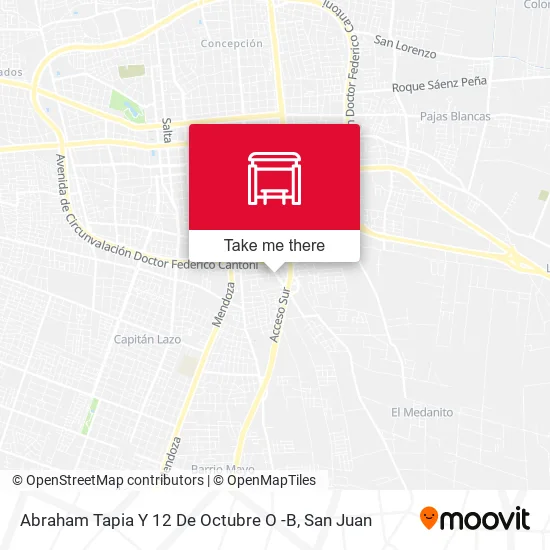 Mapa de Abraham Tapia Y 12 De Octubre O -B
