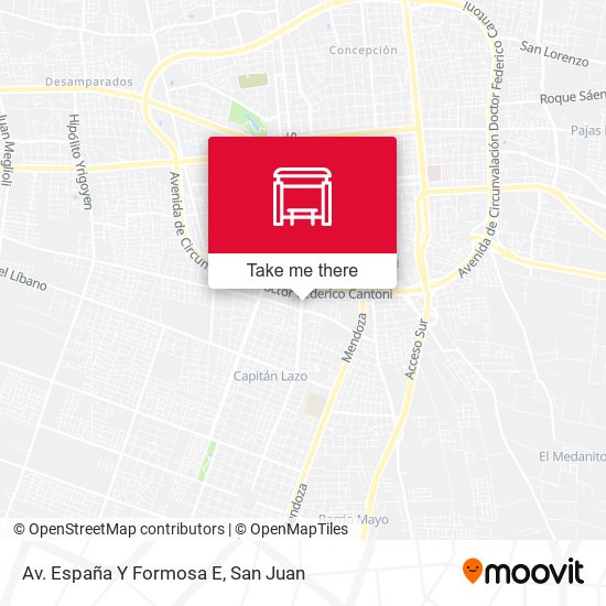 Mapa de Av. España Y Formosa E