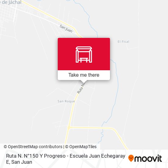Ruta N. N°150 Y Progreso - Escuela Juan Echegaray E map