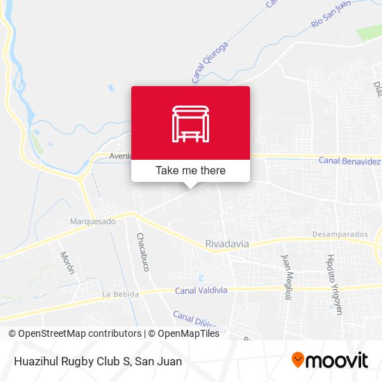 Mapa de Huazihul  Rugby Club S