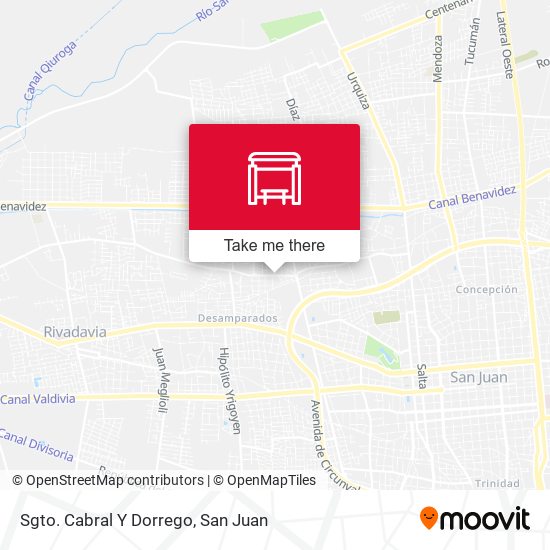 Mapa de Sgto. Cabral Y Dorrego