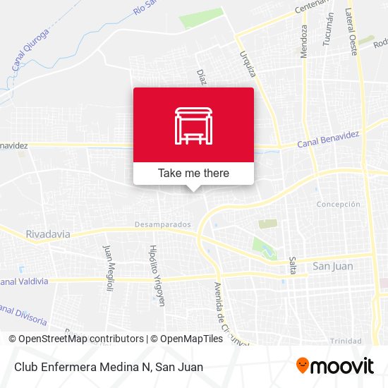 Club Enfermera Medina N map