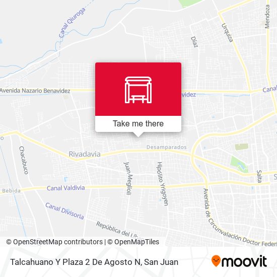 Mapa de Talcahuano Y Plaza 2 De Agosto N