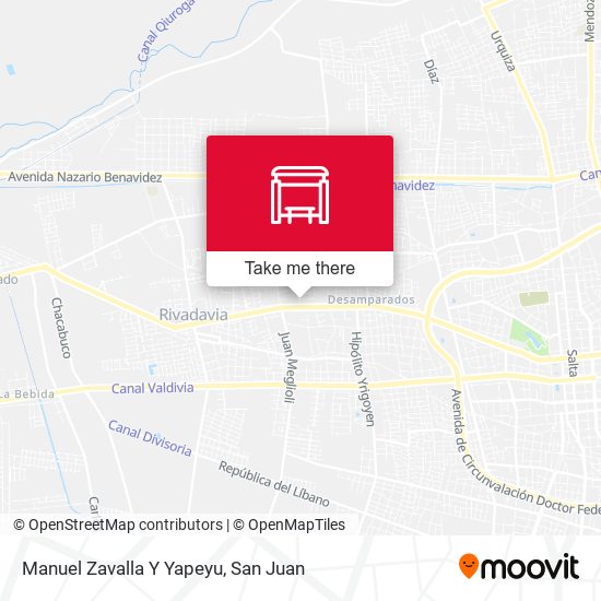 Manuel Zavalla Y Yapeyu map