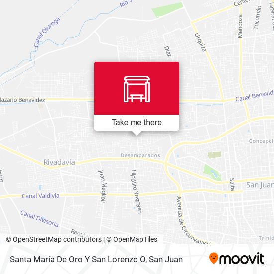 Santa María De Oro Y San Lorenzo O map