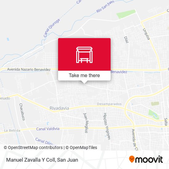 Manuel Zavalla Y Coll map