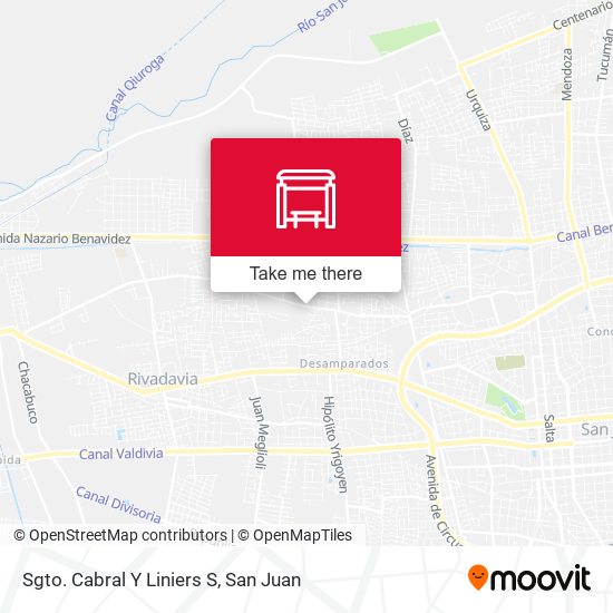 Mapa de Sgto. Cabral Y Liniers S