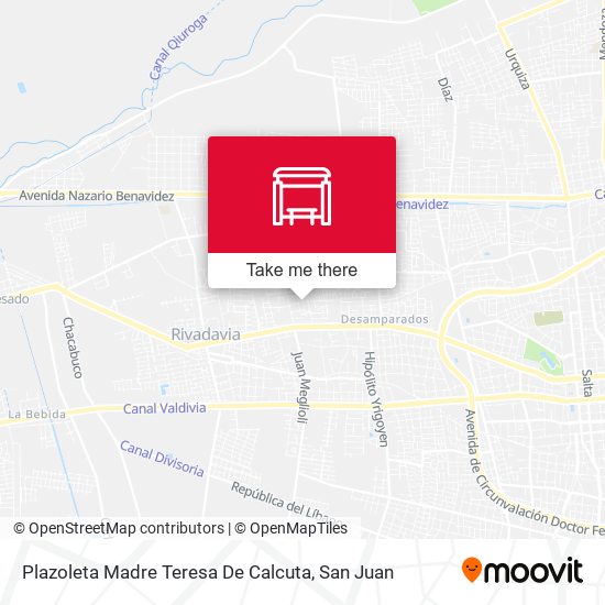 Plazoleta Madre Teresa De Calcuta map
