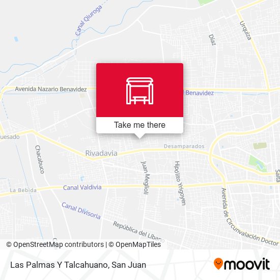 Las Palmas Y Talcahuano map