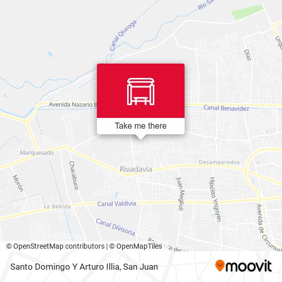 Santo Domingo Y Arturo Illia map