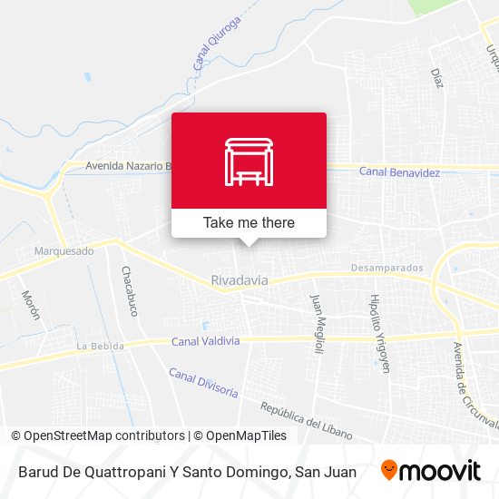 Barud De Quattropani Y Santo Domingo map