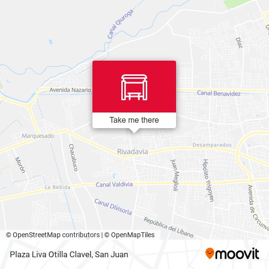 Plaza Liva Otilla Clavel map