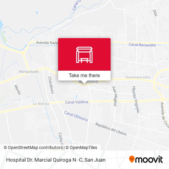 Mapa de Hospital Dr. Marcial Quiroga N -C