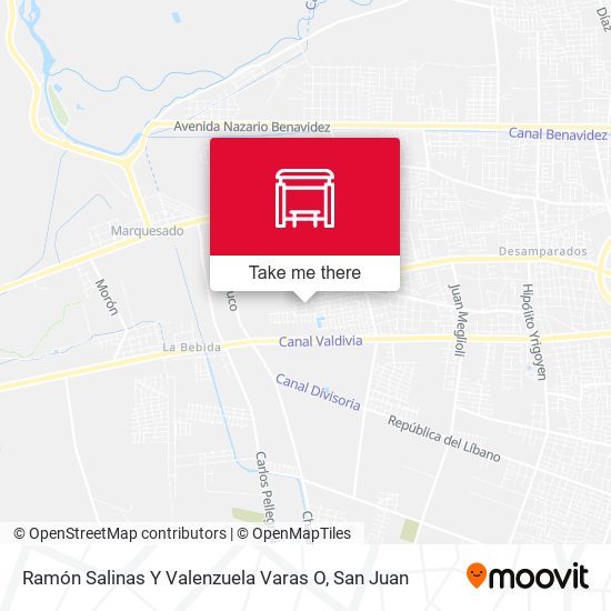 Mapa de Ramón Salinas Y Valenzuela Varas O