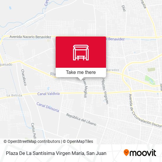 Mapa de Plaza De La Santísima Virgen María