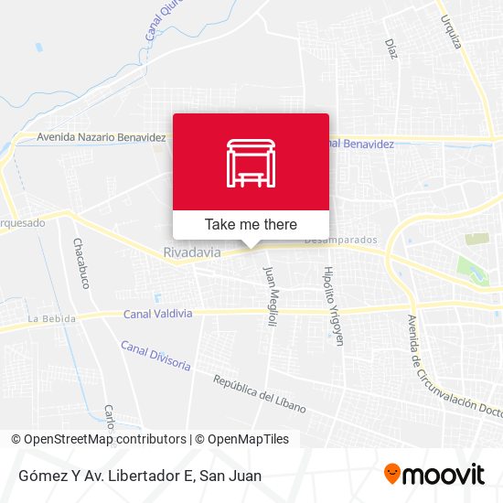 Gómez Y Av. Libertador E map
