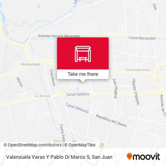 Mapa de Valenzuela Varas Y Pablo Di Marco S