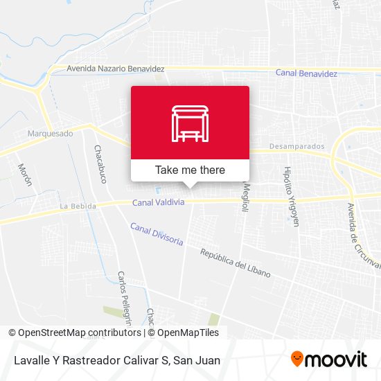 Lavalle Y Rastreador Calivar S map