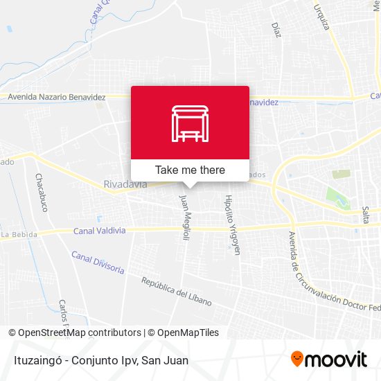 Mapa de Ituzaingó - Conjunto Ipv