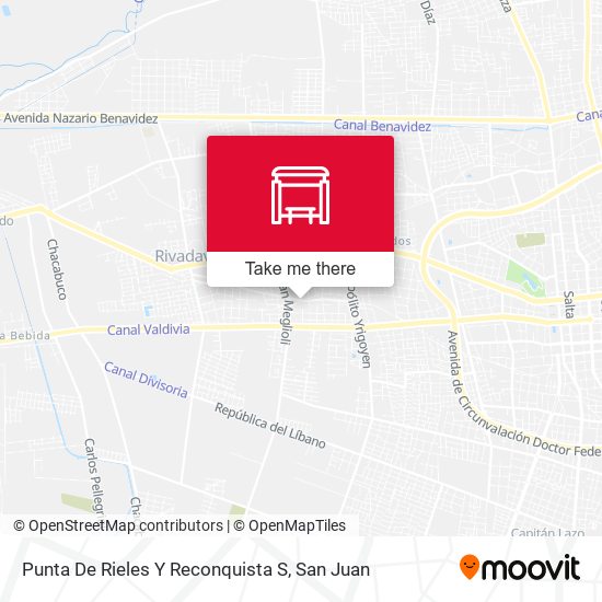 Mapa de Punta De Rieles Y Reconquista S