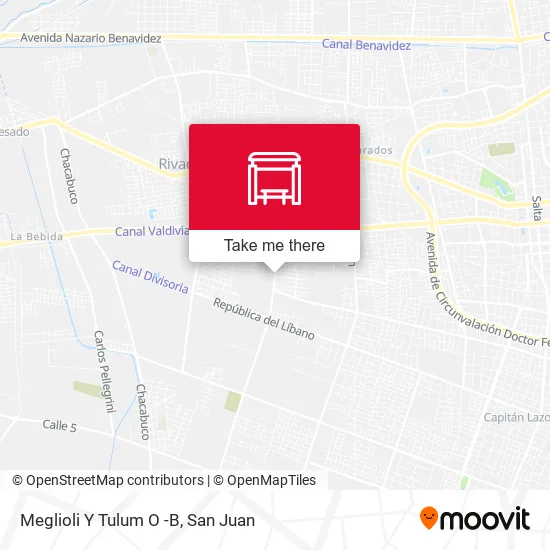 Meglioli Y Tulum O -B map