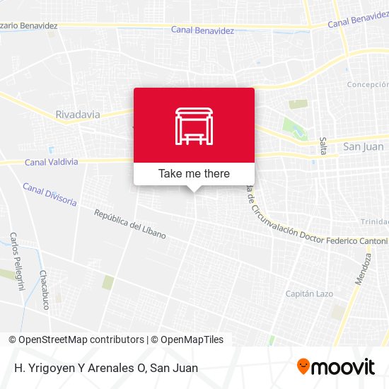H. Yrigoyen Y Arenales O map
