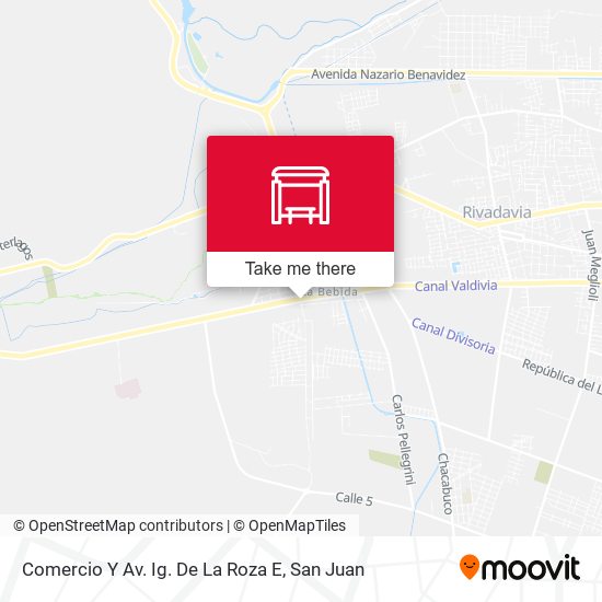 Comercio Y Av. Ig. De La Roza E map